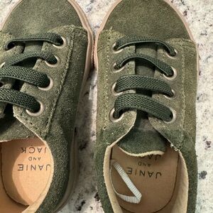 Janie and Jack Toddler Boy Green Sneakers